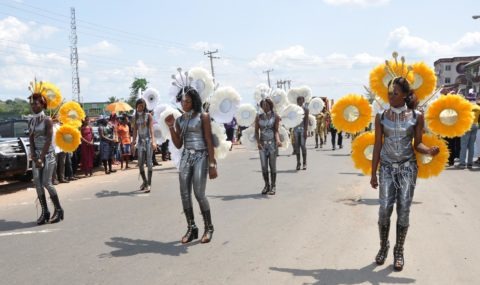 Participants at the first Abia state Easter Canival/Cantata in Umuahia.