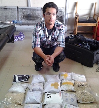 iftikihar muhammed arslan with the parcels of heroin