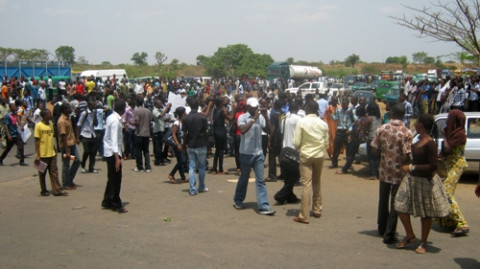 university_of_abuja_students_demonstration
