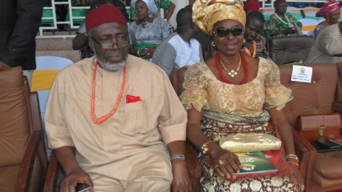 Ohaneze president, Igariwey and wife, 
