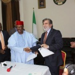 Obiano and Fawaz signing agreement