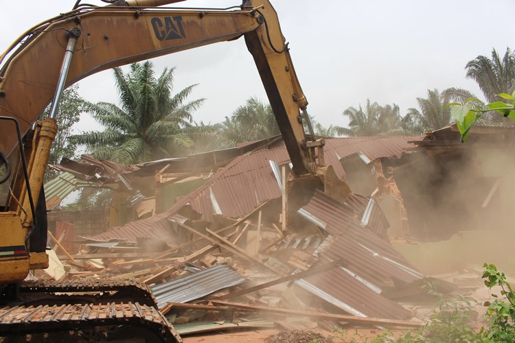 Eziowelle Kidnap Den demolished