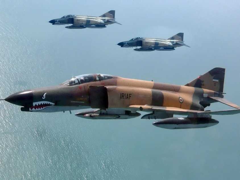 Iran Air Force F 4 Phantom II interceptor fighter bomber