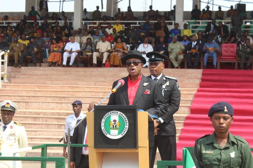  Chief Willie Obiano, Governor of Anambra State delivering his Address at the event.