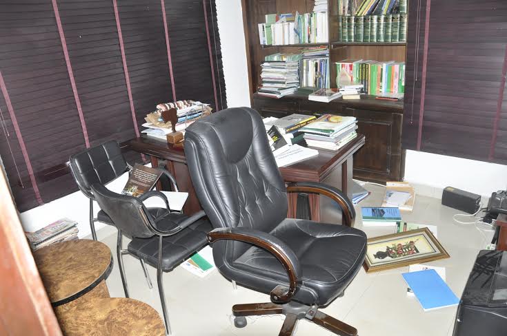 Ubani's mini library ransacked by the DSS