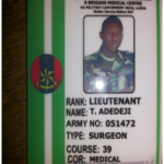 His fake identity card