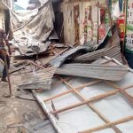 Demolition of phone dealers shops at St.Micheals road. 2