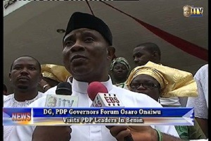 Ex Director-General of the Peoples Democratic Party (PDP) Governors Forum, Osaro Onaiwu