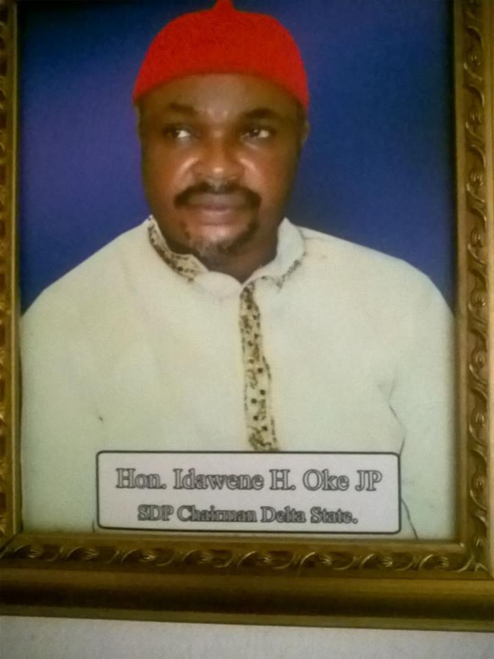 Amb. Hon. Oke Idawene, Chairman, SDP, Delta State (1)