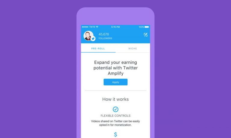 Twitter is now letting select users put pre-roll adverts on their videos