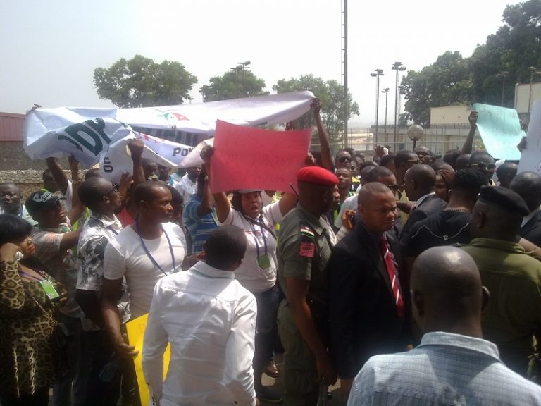 Apprehension As Thugs Storm Venue of Anti-Corruption Summit