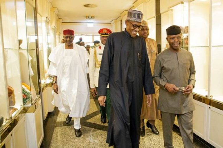 What Buhari, Osinbajo Discussed In London