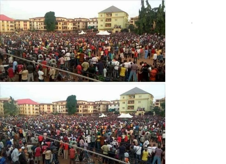 Biafra: Unprecedented Crowd Welcomes Nnamdi Kanu At Onitsha [Video]