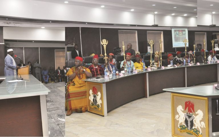 Okorocha Bans Traditional Rulers From Speaking English At Functions & In Their Palaces