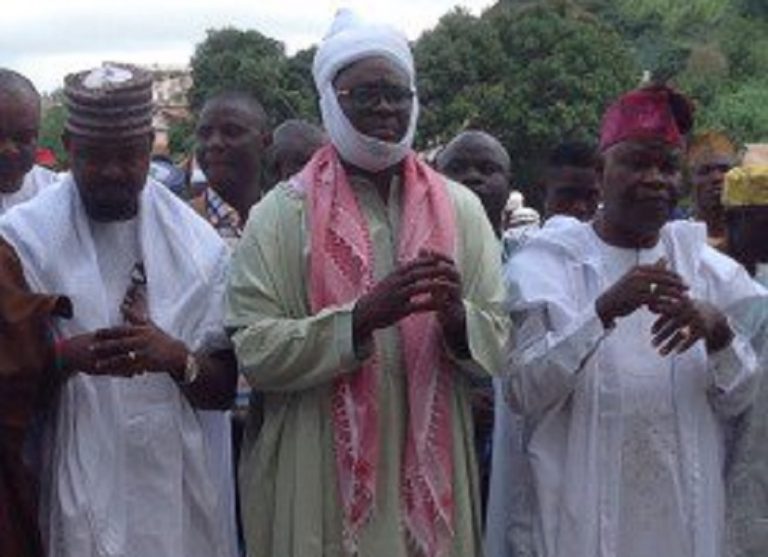 Fayose Storms Praying Ground In Muslim Regalia