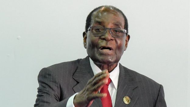 Robert Mugabe file photo