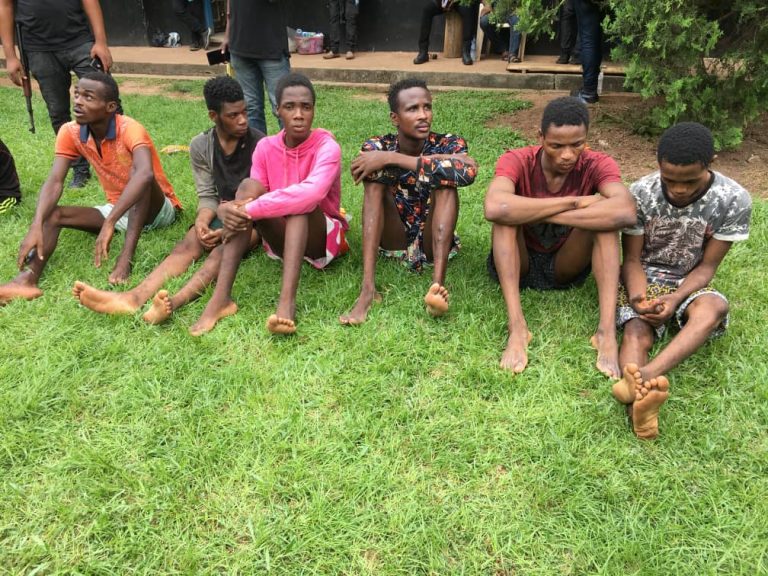 Suspected killers of Afuze police officers​ paraded in Benin