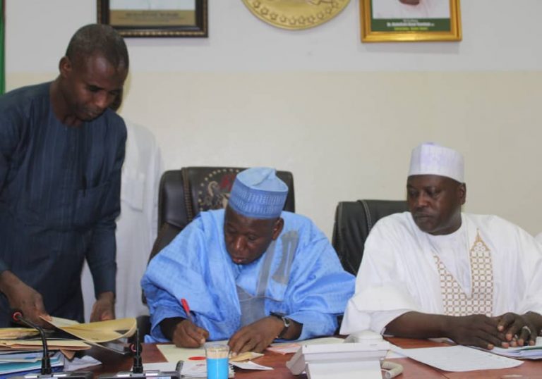 Ganduje Signs Kano State Emir’s Appointment and Deposition, 2019 Bill into Law