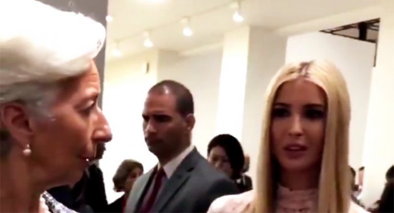 Painful video shows Ivanka Trump attempting to speak with G-20 diplomats and being ignored