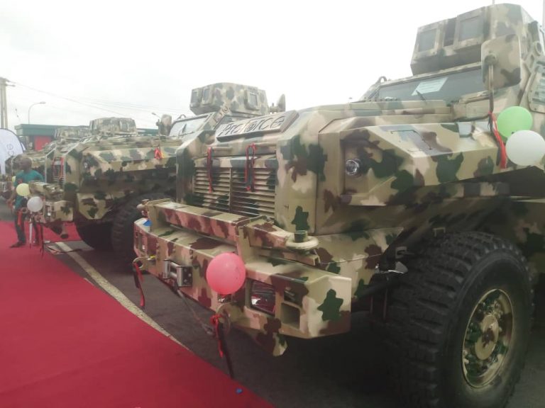 Army inaugurates 4 locally-made mine resistant vehicles