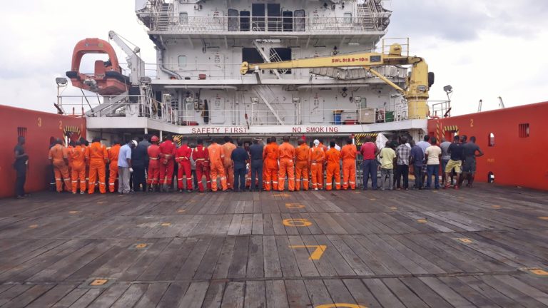 Navy detains 57 sailors over crude oil smuggling, refining