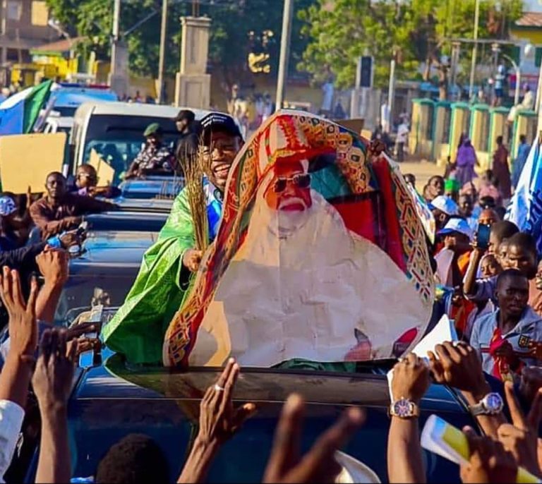 Anger In Kano As Emir Sanusi Sacks Palace Chief For Celebrating Ganduje