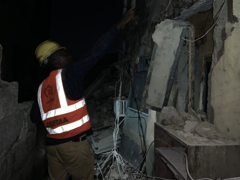 2-storey building collapse in Ojuelegba, Lagos