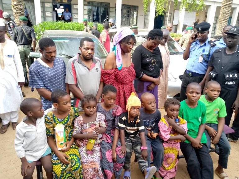 Police Hands Over 8 out of 9 Rescued Children To Kano Govt