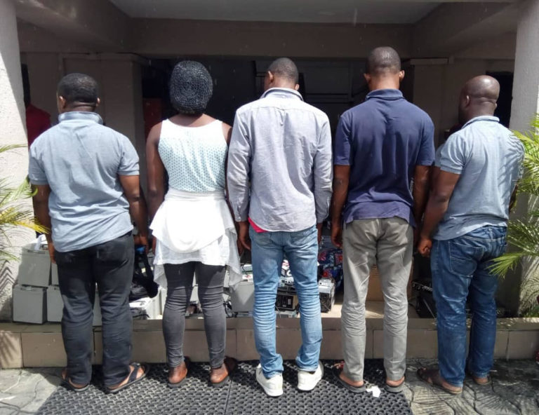 EFCC Arrests Five Suspected Fake Satellite TV Operators