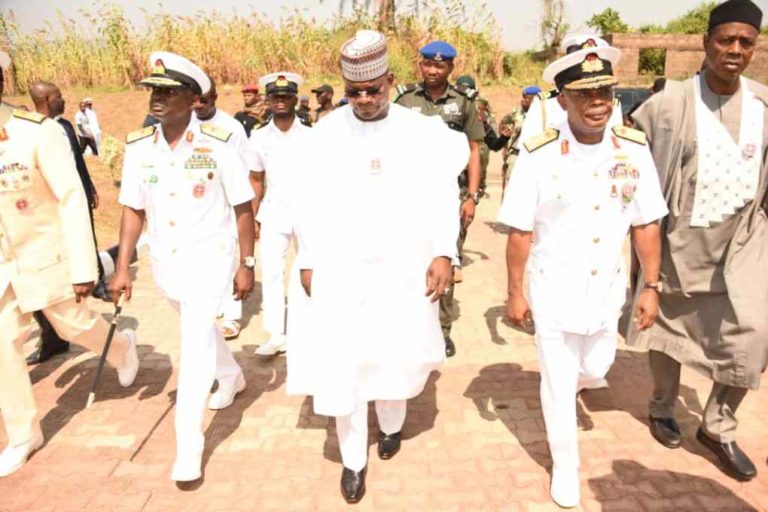 Gov Bello inaugurates Naval Base in Kogi