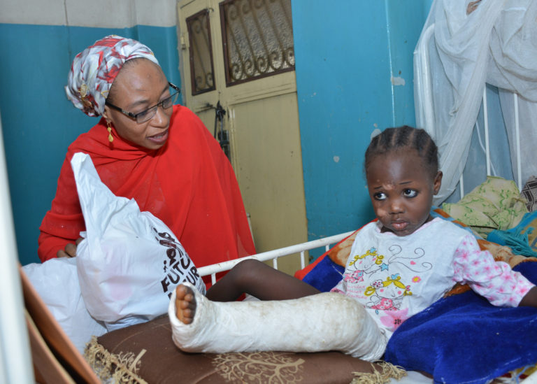 Aisha Buhari’s Mercy Mission visits Kano hospitals