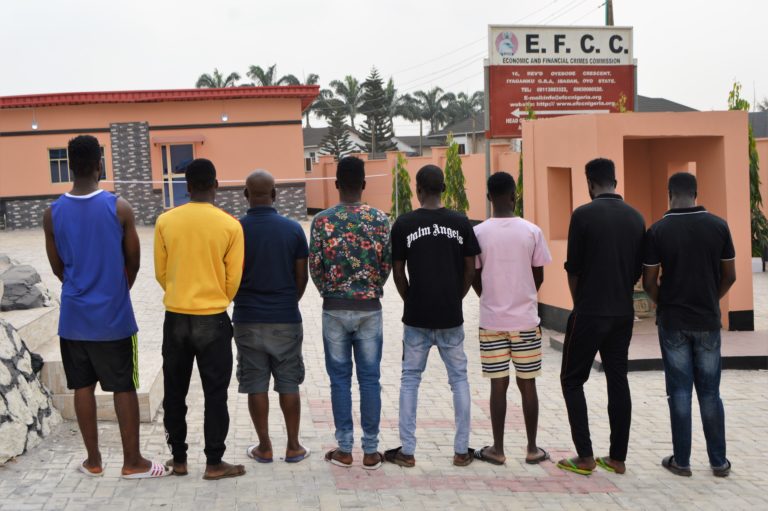 EFCC Nabs Eight Suspected Internet Fraudsters in Ibadan