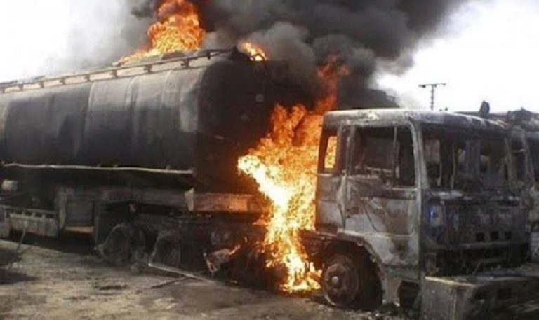 Mother, daughter, vulcaniser burnt as tanker explodes in Ogun