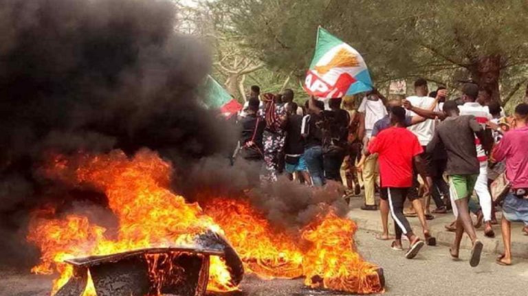 Violence Breaks In Bayelsa as Diri is sworn in