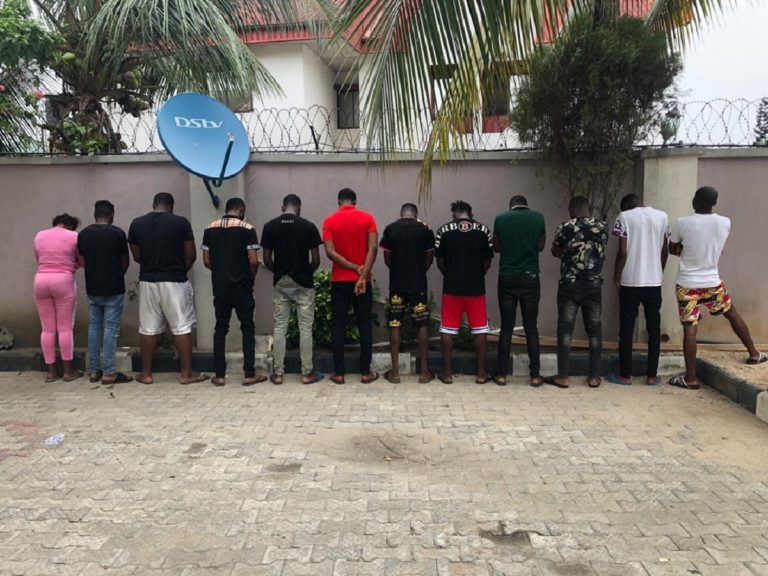 EFCC Nabs 12 Suspected Internet Fraudsters in Akwa Ibom, Cross River