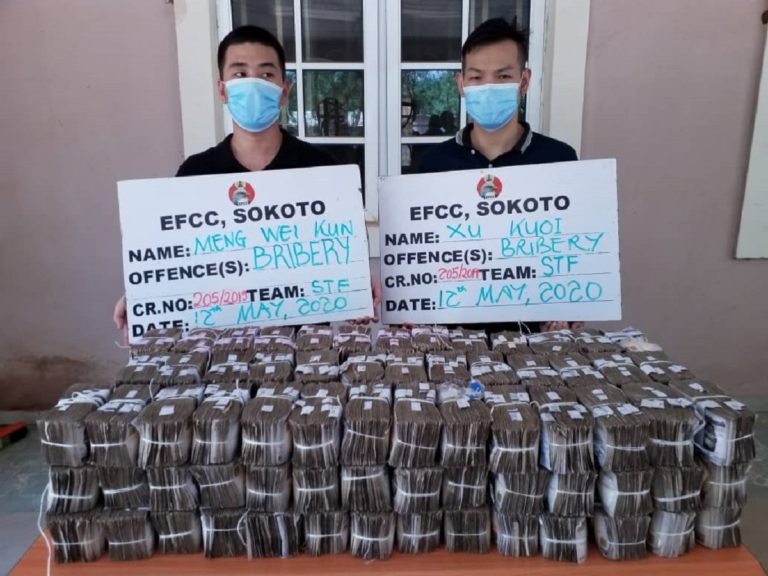 Court Grants Bail to Two Chinese Accused of Offering N100m Bribe to EFCC Staff