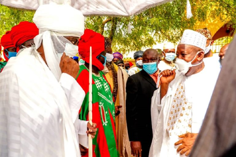 Gov. Ganduje Attends 6th Annual Prayer For Late Kano Emir, Ado Bayero