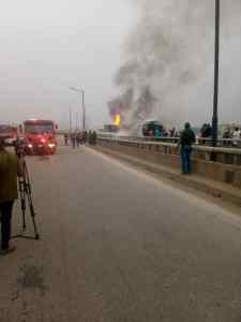 1 burnt, 2 injured in Lagos tankers explosion -FRSC