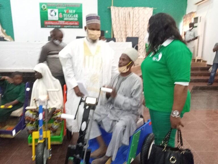 BruderHilfe donates 90 mobility cart to disable in Bauchi