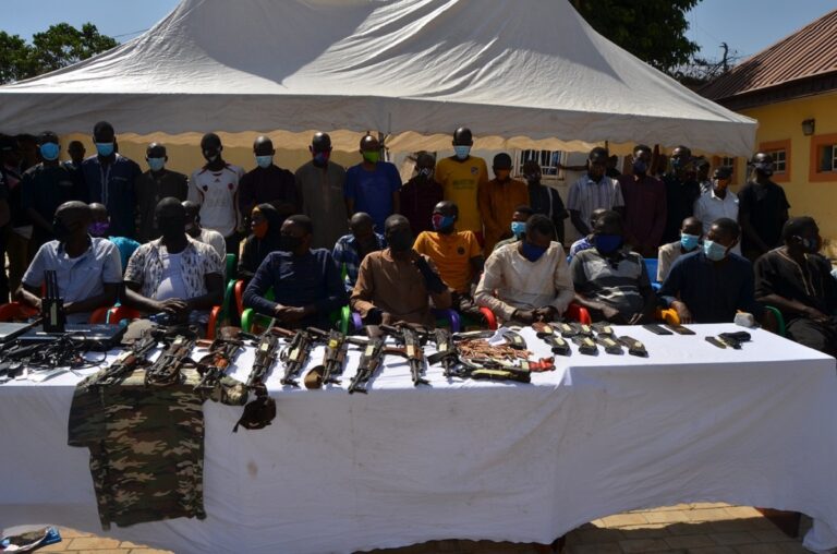 Police Parade 35 Suspects Including One Female For Armed Robbery, Kidnapping, Others
