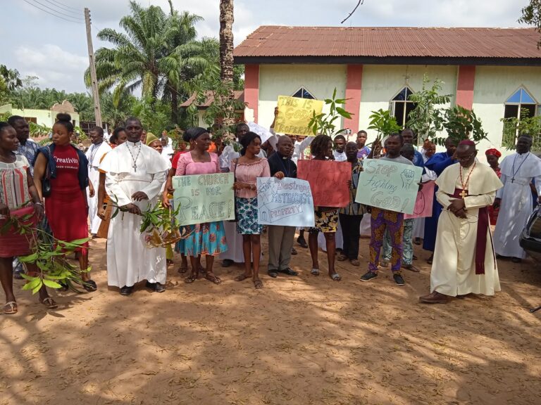 Methodist church protests demolition of Manse in Enugu Community over land