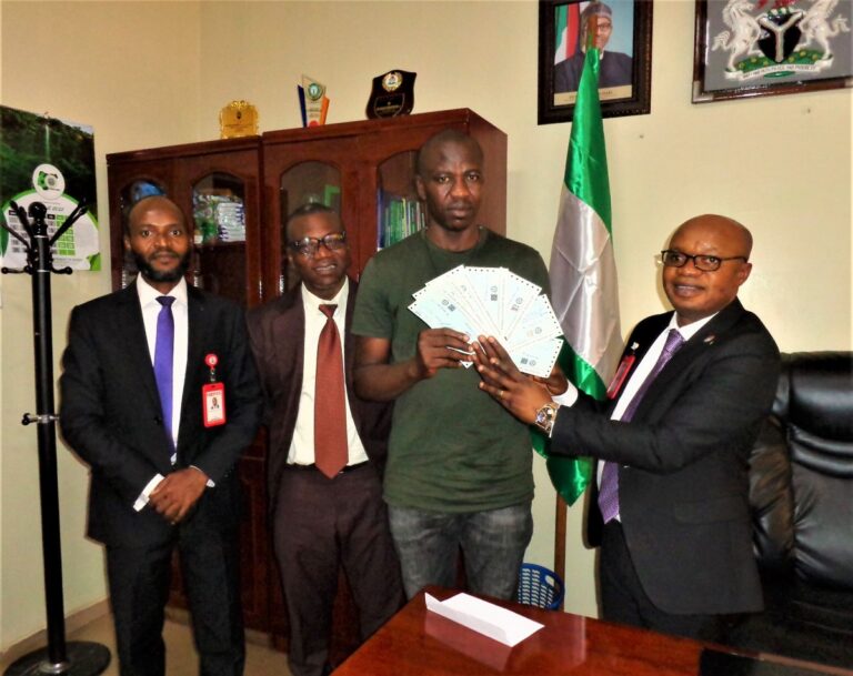 EFCC Hands Over Recovered N67.5m to Victim in Enugu