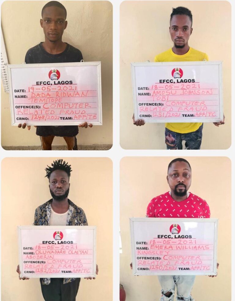 EFCC Arrests Club Owner, 14 Others For Alleged Internet Fraud In Lagos