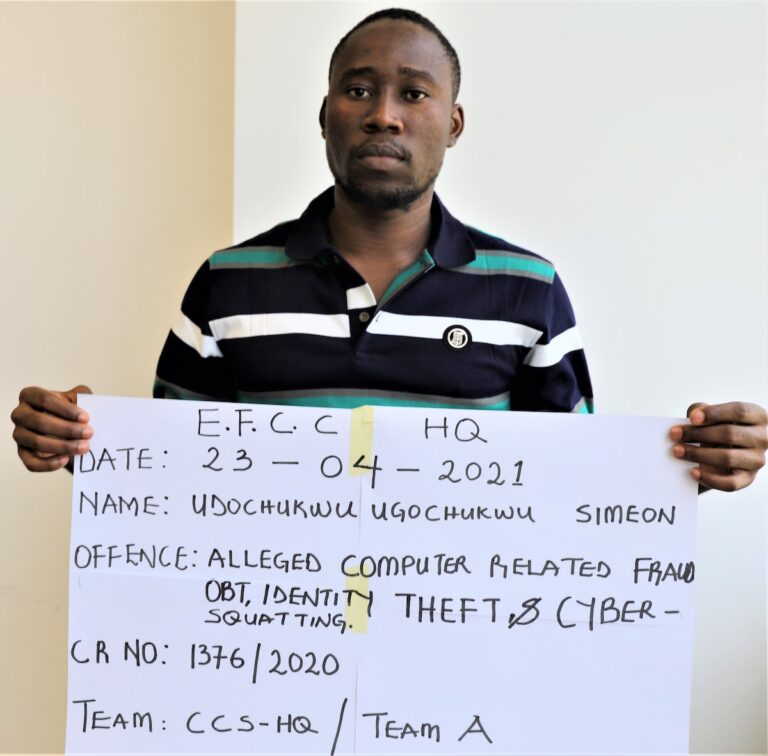 EFCC Nabs Impostor for Cloning its E-mail