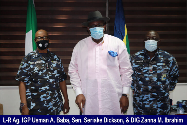 Solidarity Visit: IGP Receives Senator Seriake Dickson