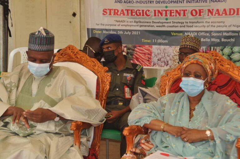 Trade Minister falls sick, slumps at official function in Bauchi rush to Hospital
