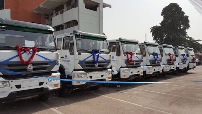 Dangote Cement Acquires 2,000 Trucks for Distribution of Products