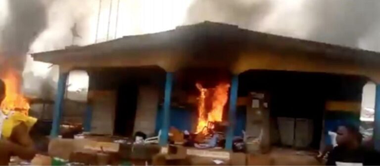 Gunmen set police station on fire in Imo state