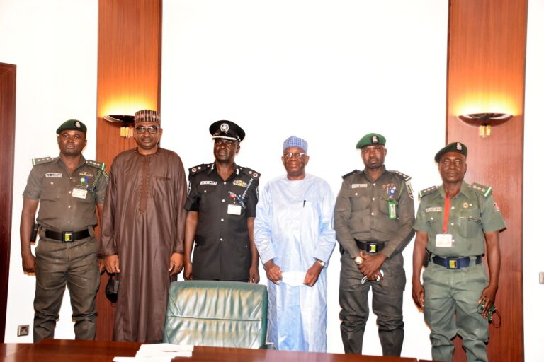 Chief Of Staff Decorates Newly Promoted Police Officers At The Presidential Villa