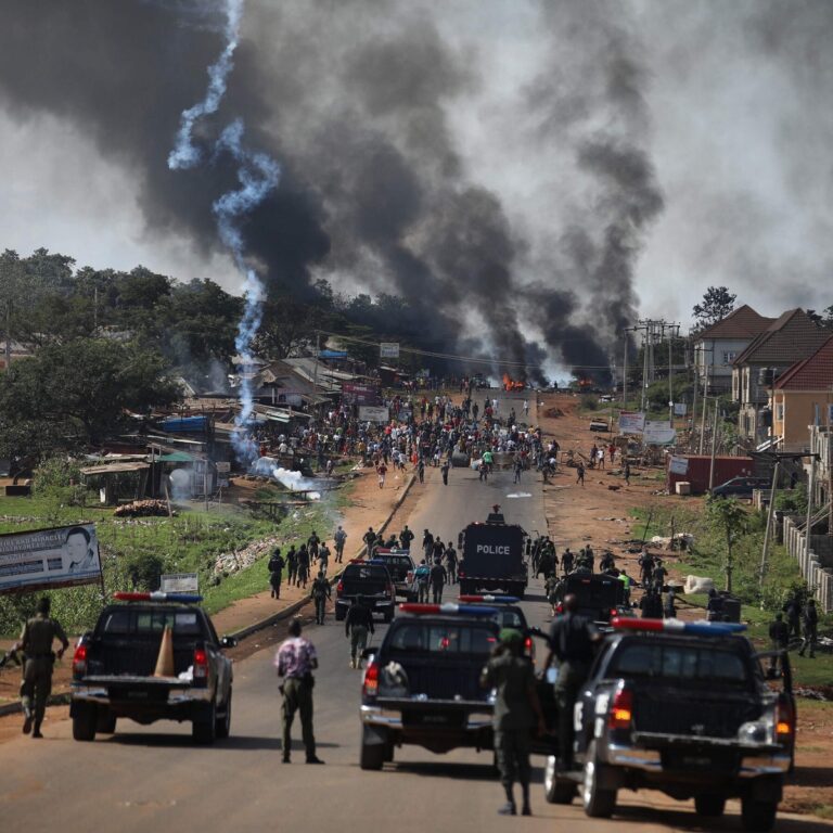 Air Force personnel teargas stranded students, commuters, travelers as IPOB sit-at-home ground commercial activities in Enugu
